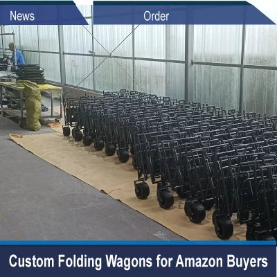 Individualūs sulankstomi vagonai „Amazon“ pirkėjams